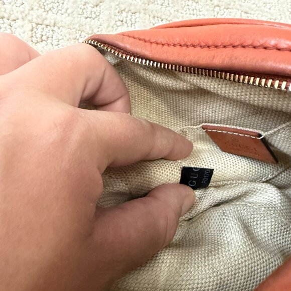 Gucci Soho Disco Crossbody Bag – Brick/Orange Leather - Picture 7 of 11